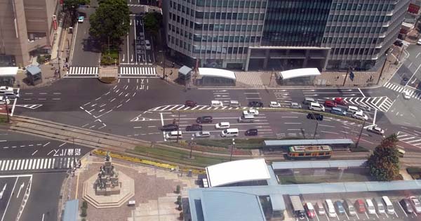 鹿児島中央駅　観覧者