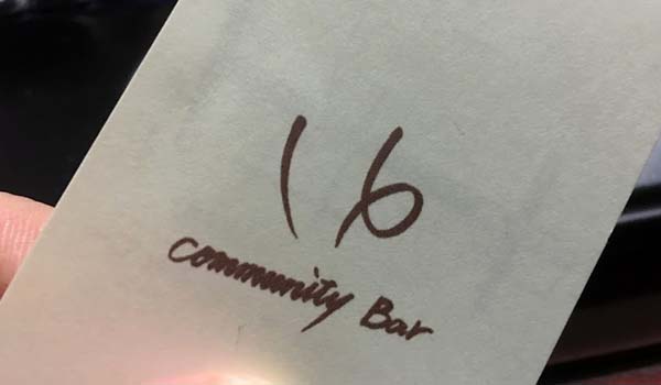 16 community Bar