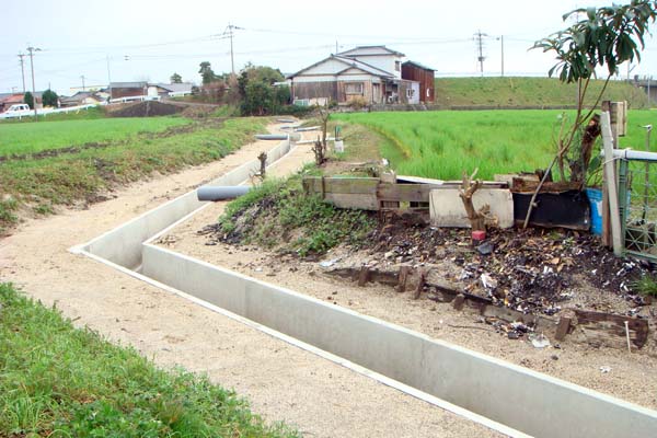 かんがい排水整備工事 竣工