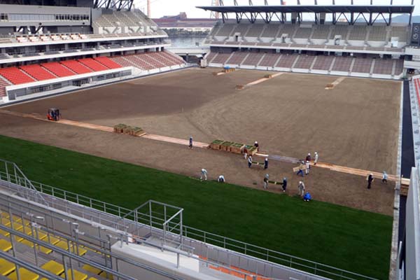 北九州スタジアム 施工状況