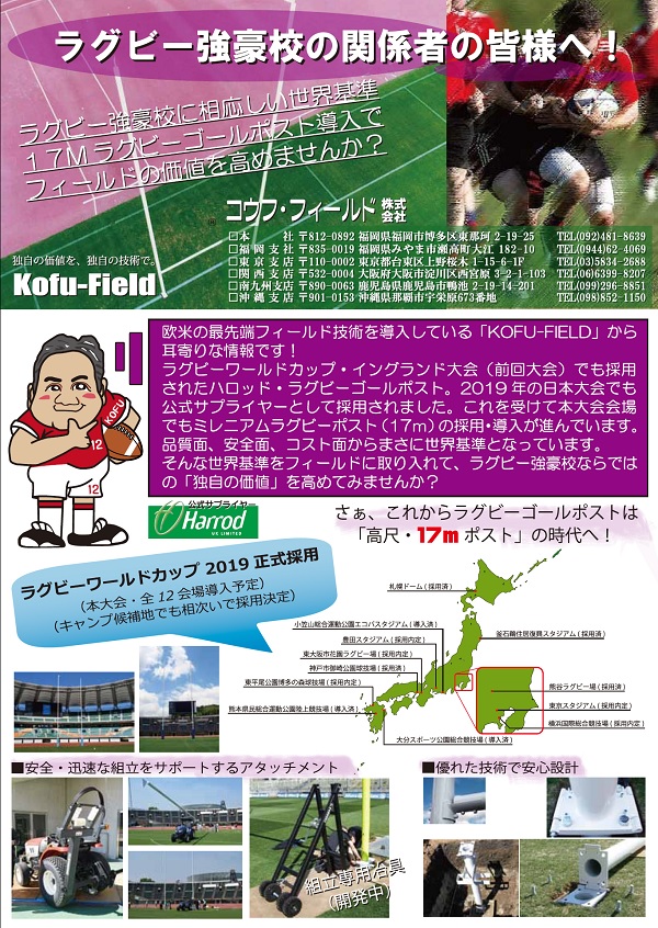 ハロッド・ラグビーポスト
