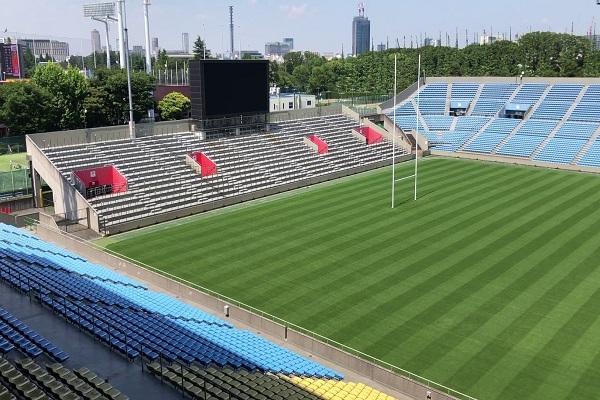 国立霞ヶ丘競技場ラグビー場 ラグビーゴール設置事業 秩父宮