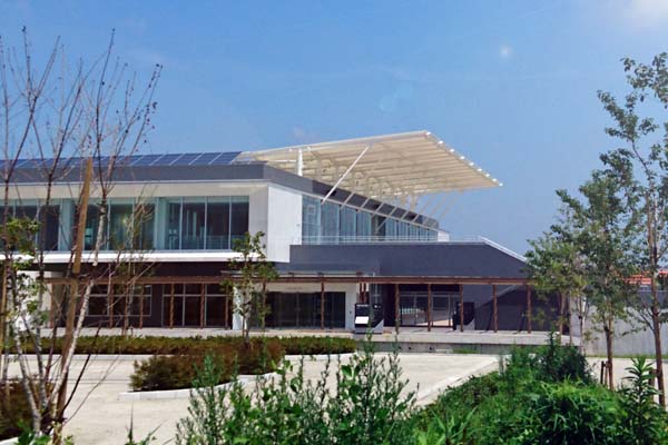 筑後広域公園プール新築工事（膜屋根工事）