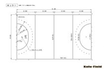 【競技別エリア規格】ホッケー場