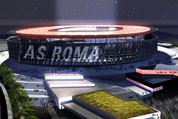 ローマの新スタジアムの構想写真
