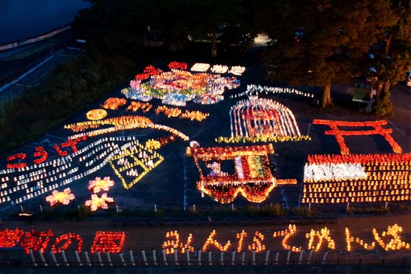 豊前の国 観月祭 中津 城あかり