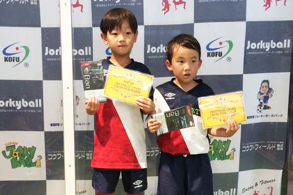 KOFU-Jr.CUP U8 （2019年7月20日）3rd■写真　りゅう＆まさき